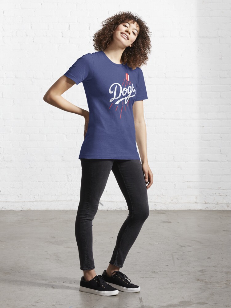 BASIC MEGA LOGO OVER FIT SHORT SLEEVE T-SHIRT LA DODGERS