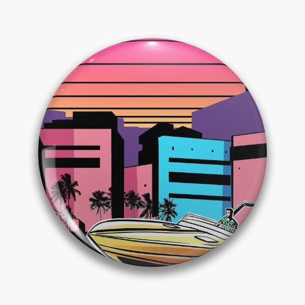 Item preview, 80s Miami vaporwave Sunset Florida designed and sold by Radarek1989.