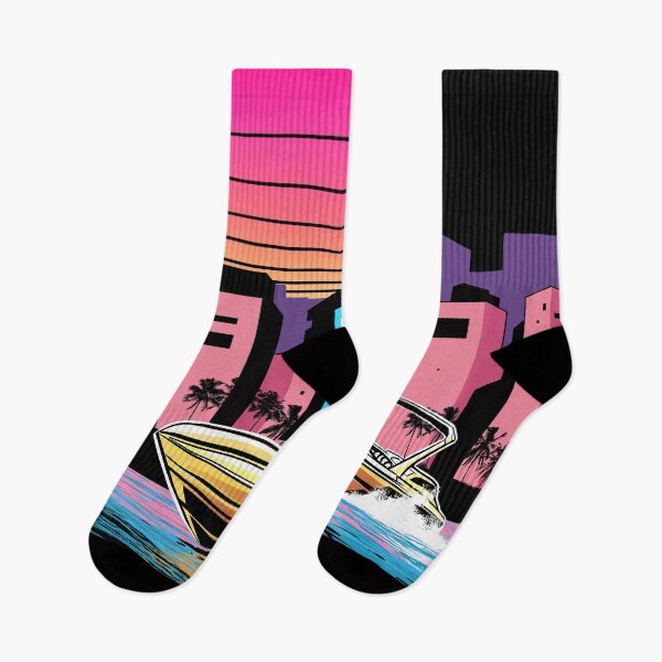 Item preview, 80s Miami vaporwave Sunset Florida designed and sold by Radarek1989.