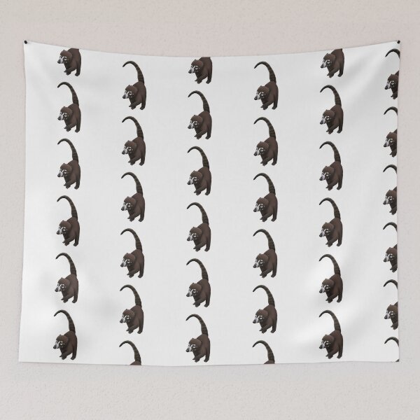 Item preview, Cute Brown Coati Painting designed and sold by troyanthonyart.