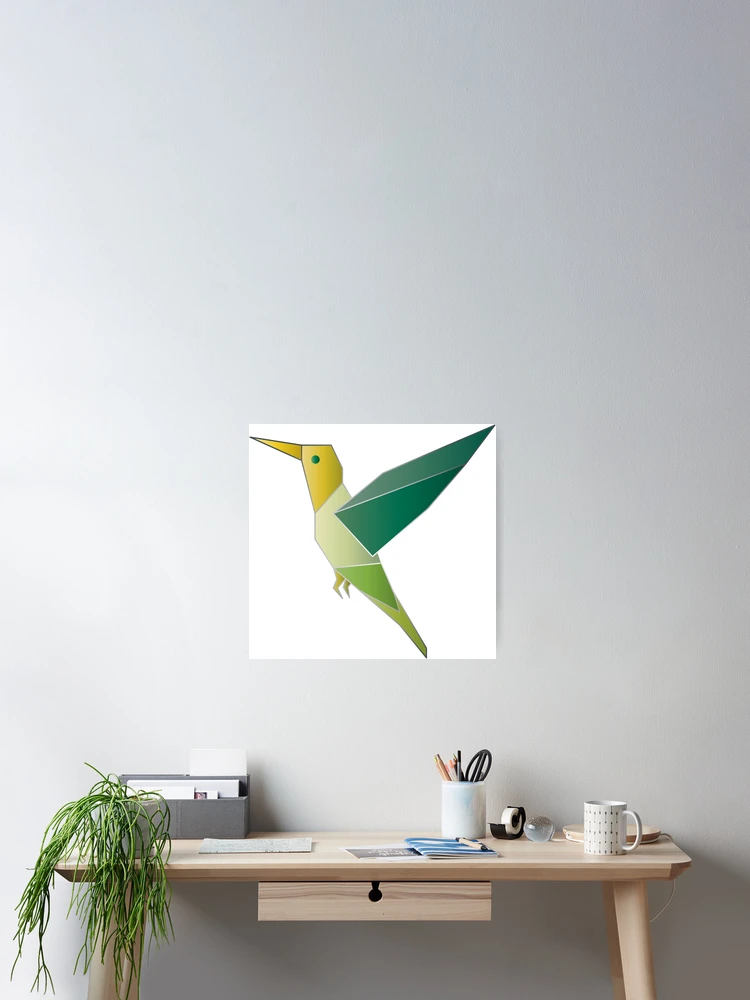 Thumbnail 2 of 3, Poster, Beautiful Multicolor Bird designed and sold by Lati’s | Art .