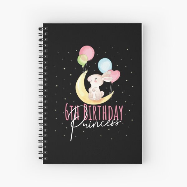 Item preview, 6th Birthday Princess Girl 6 Years Old Rabbit Lover B-Day design designed and sold by Grabitees.