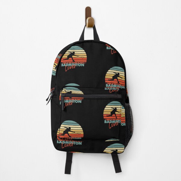 Item preview, Badminton Lover Sunset Vintage Retro Style designed and sold by tinypurpleland.