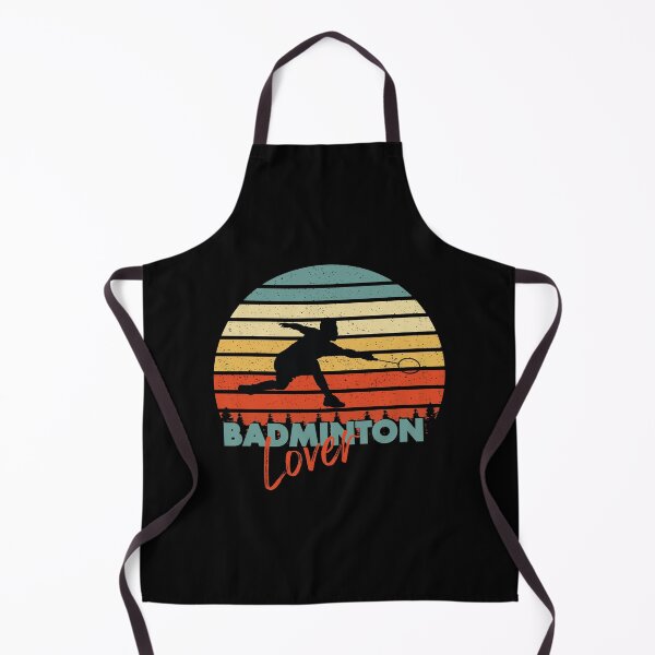 Item preview, Badminton Lover Sunset Vintage Retro Style designed and sold by tinypurpleland.
