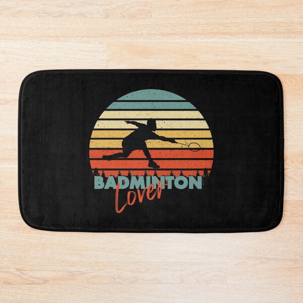 Item preview, Badminton Lover Sunset Vintage Retro Style  designed and sold by tinypurpleland.