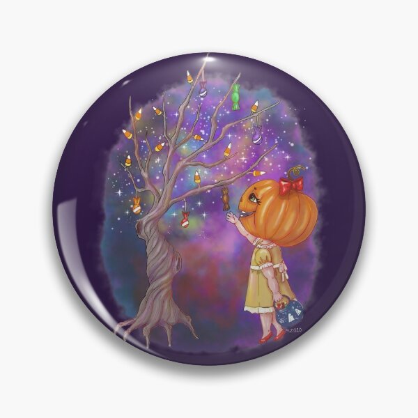 Item preview, pumpkin girl designed and sold by BlobbyLobby.