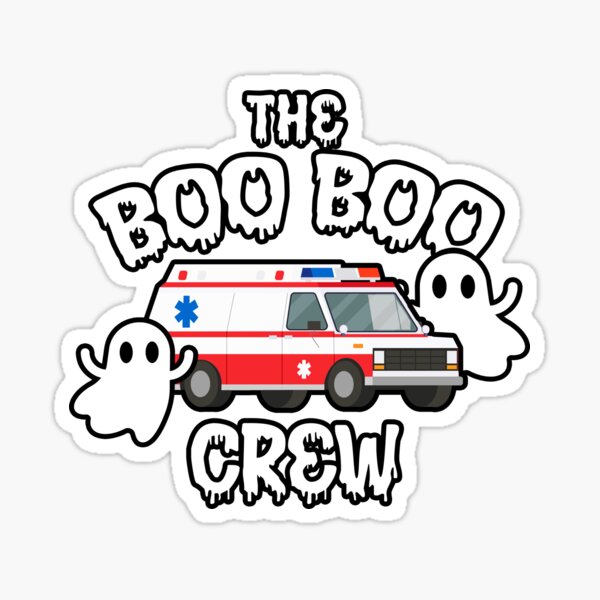 Item preview, EMS EMT Paramedic Boo Boo Crew Ambulance Halloween  designed and sold by JessieJune.