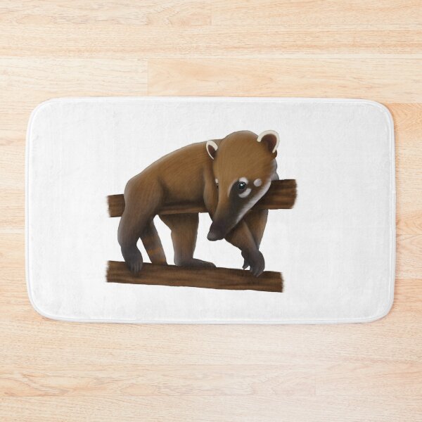 Item preview, Lazy Brown Coati Painting designed and sold by troyanthonyart.