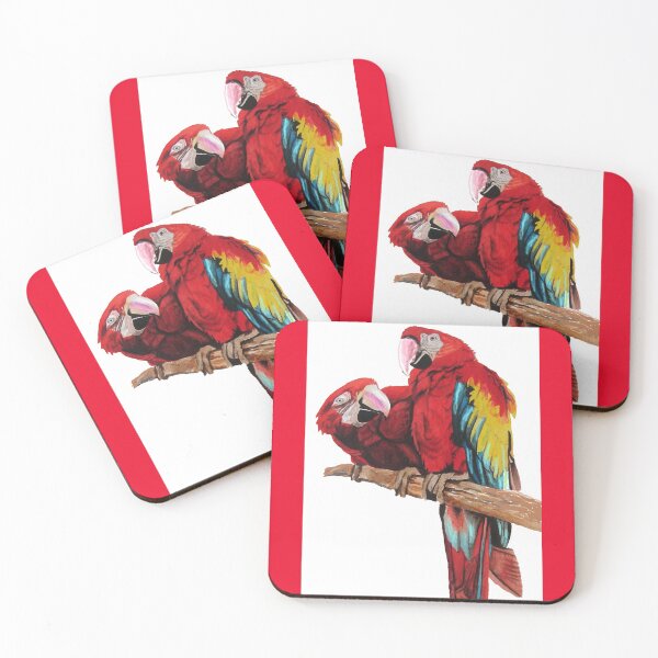 Item preview, Macaw Watercolor Painting art designed and sold by Sarah  Rajkotwala.