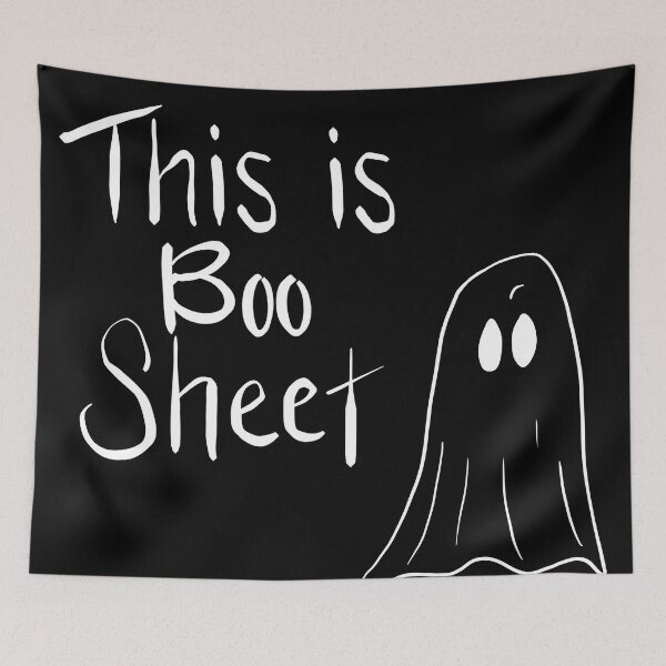Item preview, This is Boo Sheet White designed and sold by Zurickdesigns.