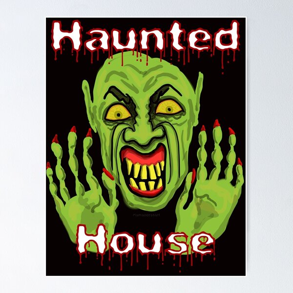 Item preview, Haunted House Monster designed and sold by MamaODea.