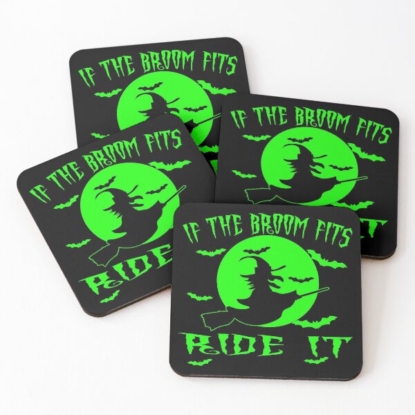 Item preview, If the broom fits ride it, inspirational witch quotes,cute halloween quotes 2020 designed and sold by khalidelk.