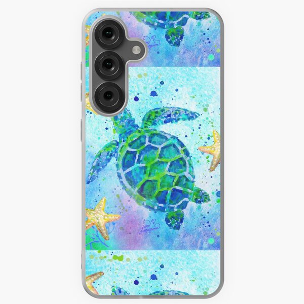 Sea Turtle with Starfish Samsung Galaxy Soft Case