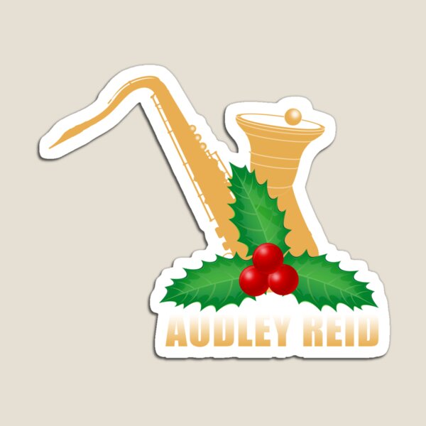 Audley Reid Christmas Wear-White Magnet