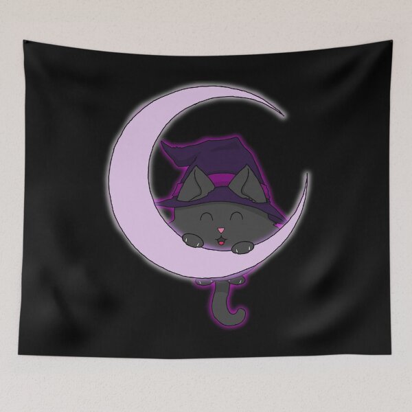 Item preview, Happy Meowlloween! - Grey Kitty designed and sold by Katrina Montgomery.