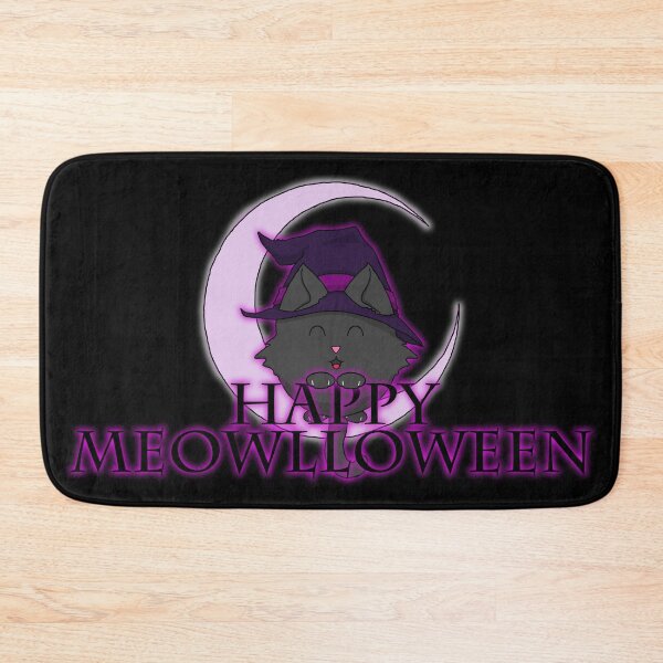 Item preview, Happy Meowlloween! - Grey Kitty designed and sold by Katrina Montgomery.