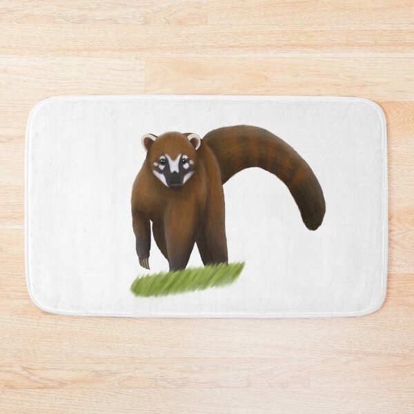 Item preview, Cute Brown Coati Painting designed and sold by troyanthonyart.
