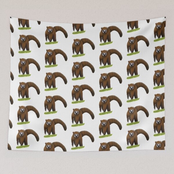 Item preview, Cute Brown Coati Painting designed and sold by troyanthonyart.