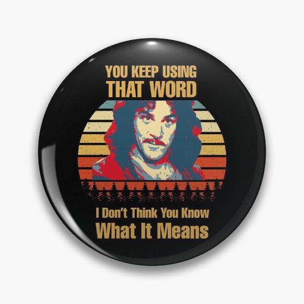 Item preview, You keep using that word Vintage Old Retro designed and sold by tinypurpleland.