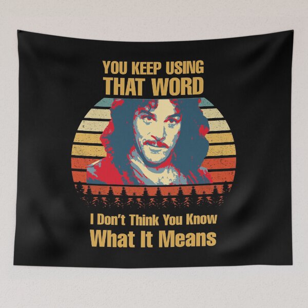Item preview, You keep using that word Vintage Old Retro designed and sold by tinypurpleland.