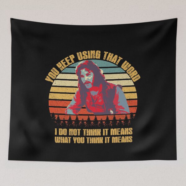 Item preview, You keep using that word Sunset Vintage designed and sold by tinypurpleland.