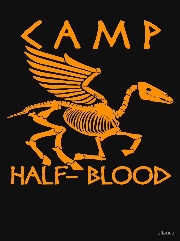 Camp Half Blood Nico Di Angelo Hades Cabin Shirt T Shirt 100% Pure