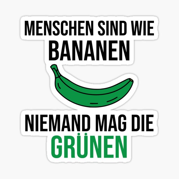Sticker mit Grüne Partei lustiger Spruch Verkehr Geschenk von eiwo87