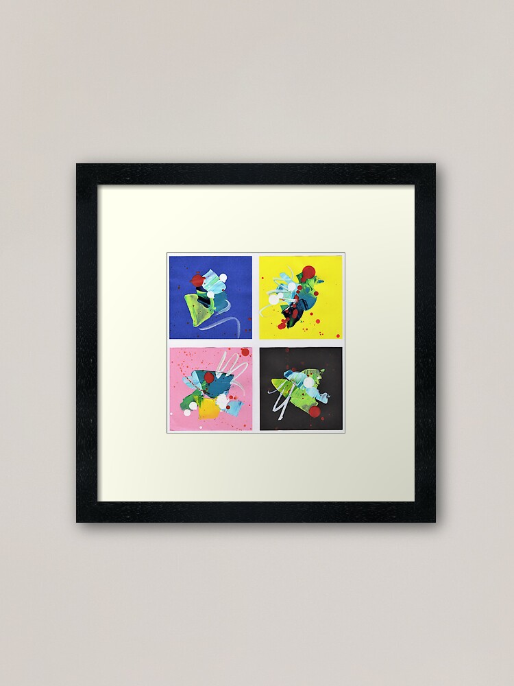 Alternate view of Game of Colors Framed Art Print