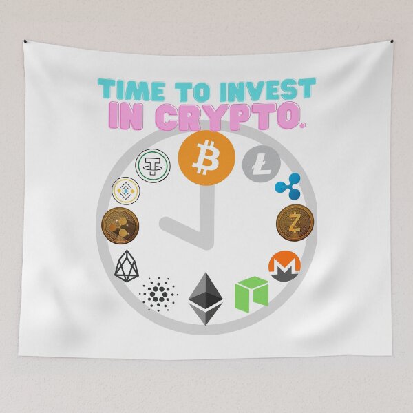 Item preview, Time to Invest in Crypto, Bitcoin, Cryptocurrency designed and sold by WinningUniverse.
