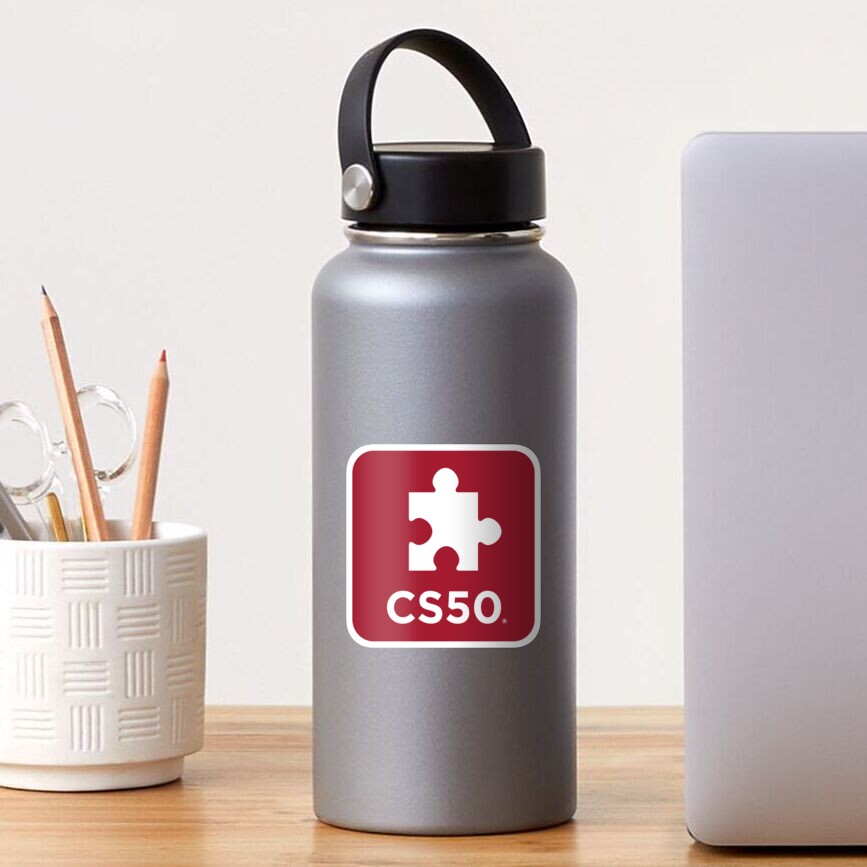 "CS50 Puzzle Day" Sticker for Sale by CS50 Redbubble