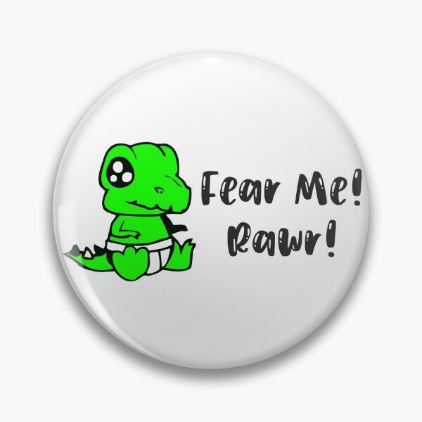 Item preview, Cute Baby Dinosaur Fear Me t-shirt designed and sold by wear4gamers.
