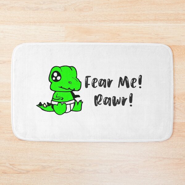 Item preview, Cute Baby Dinosaur Fear Me t-shirt designed and sold by wear4gamers.
