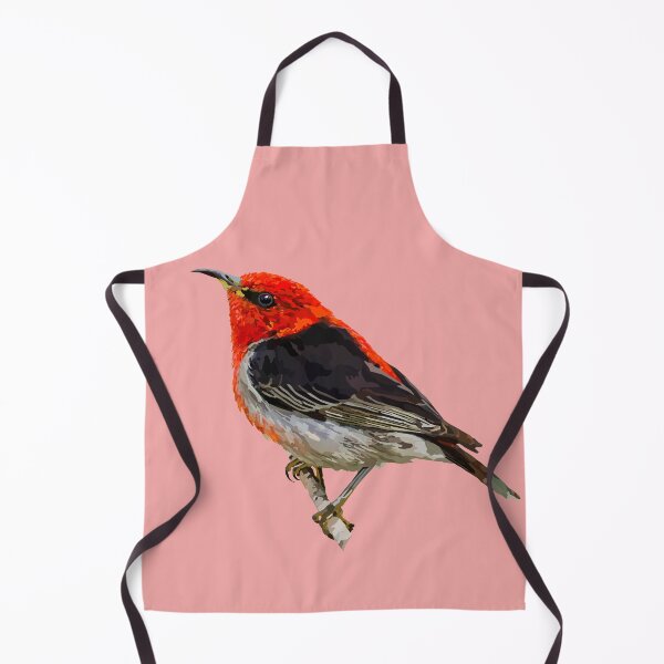Item preview, Scarlet Honeyeater Geometric Art Low Poly designed and sold by Wendy Steinberg Artist.