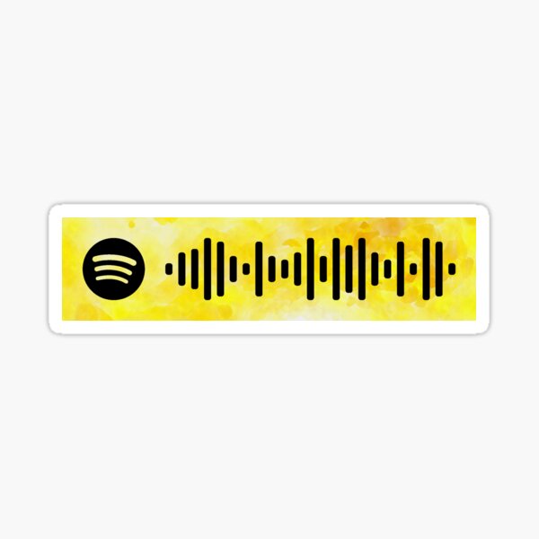 Better Now By Post Malone Spotify Scan Code Sticker By Wandersapparel Redbubble