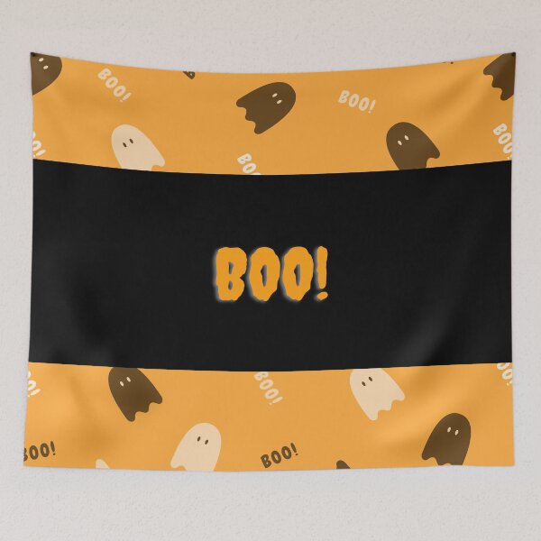 Item preview, Boo! Happy Halloween Ghost Pattern designed and sold by jrichard99.