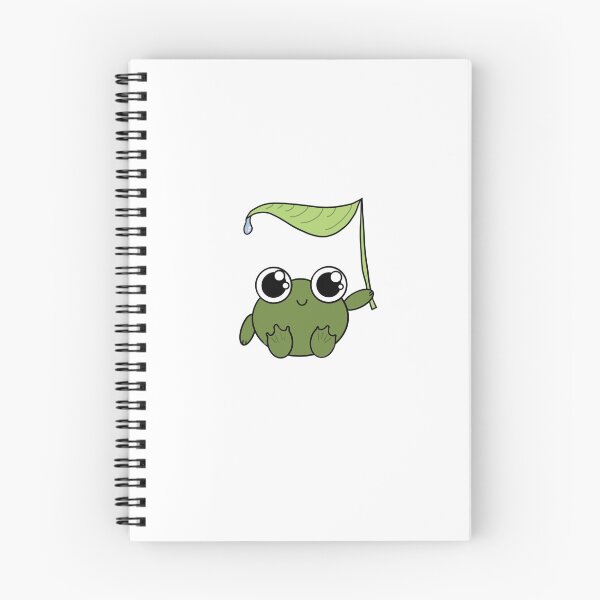 Item preview, Cute Frog With Leaf Umbrella designed and sold by ajohnson1411.