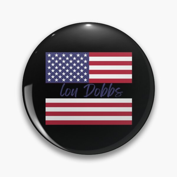 Item preview, Lou Dobbs American Flag Retro Vintage designed and sold by tinypurpleland.