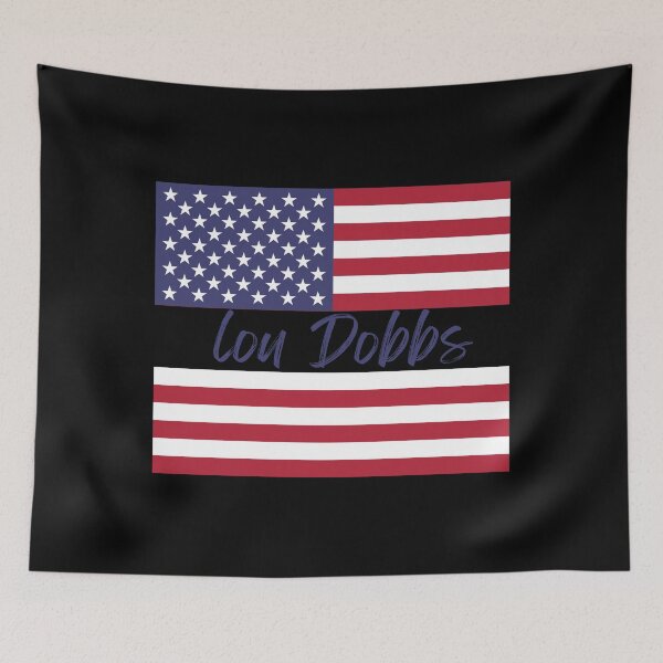Item preview, Lou Dobbs American Flag Retro Vintage designed and sold by tinypurpleland.