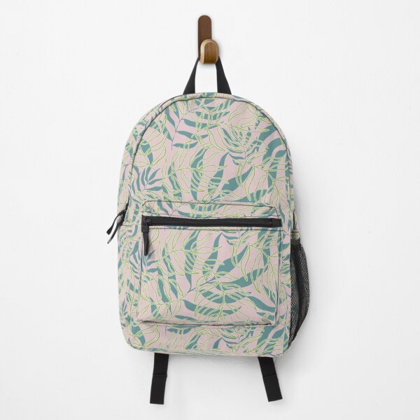 Item preview, Pink Palm tree leaves tropical exotic pattern designed and sold by CrisBanana.