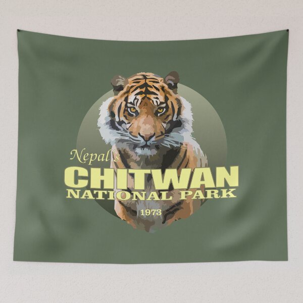 Item preview, Chitwan National Park (Tiger)(WT) designed and sold by curranmorgan.