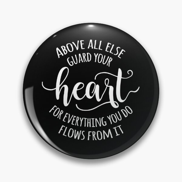 Item preview, Guard your Heart - Proverbs 4:23 designed and sold by amazingjoy.