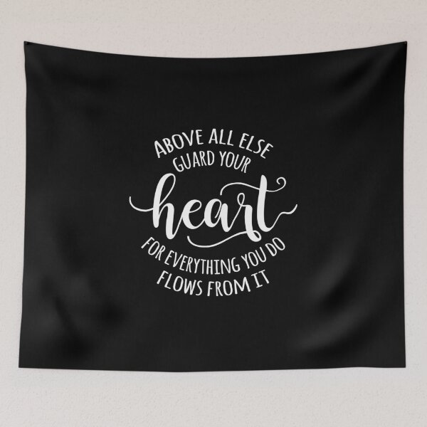 Item preview, Guard your Heart - Proverbs 4:23 designed and sold by amazingjoy.