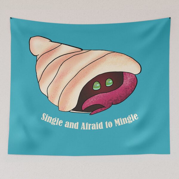 Item preview, Single and Afraid to Mingle designed and sold by ShyPango.