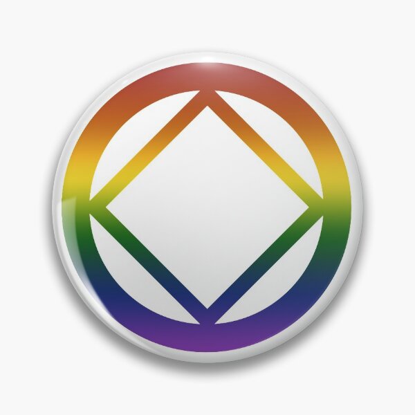 Item preview, Narcotics Anonymous Rainbow Pride Symbol designed and sold by RecoveryGift.