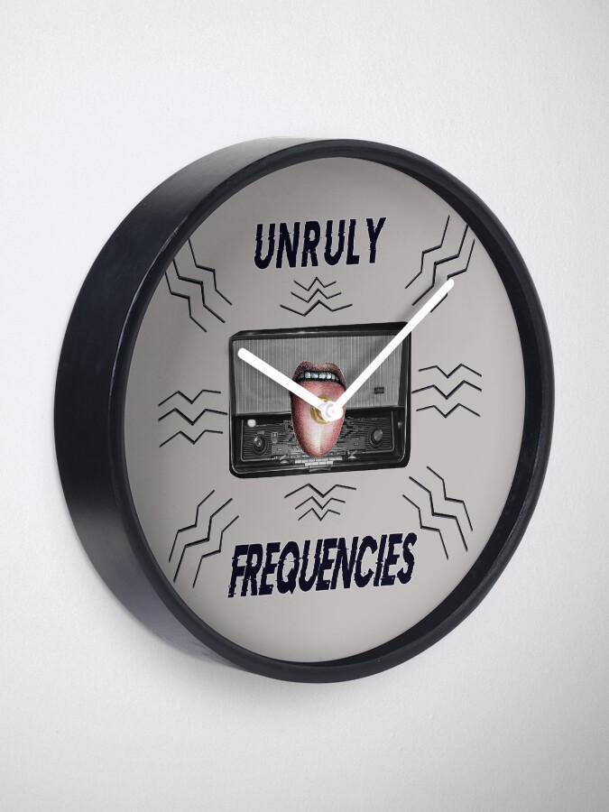 Thumbnail 2 of 4, Clock, "Unruly Frequencies" designed and sold by Vesperalia.
