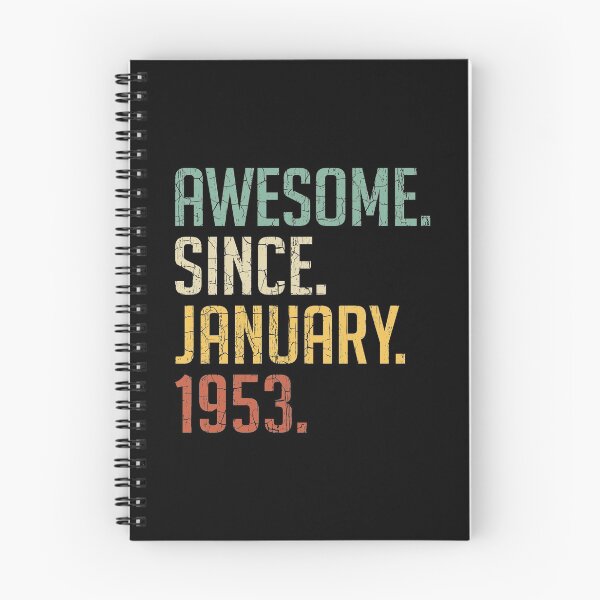 Item preview, Awesome Since January 1953 68th Birthday Gift 68 Years Old Vintage January 1953 designed and sold by Takatv.
