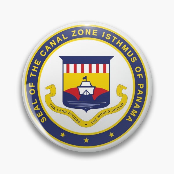 Item preview, Seal of the Canal Zone Isthmus of Panama designed and sold by twigandtrunk.