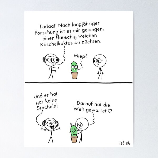 Artikel-Vorschau von Kuschelkaktus, designt und verkauft von islieb.