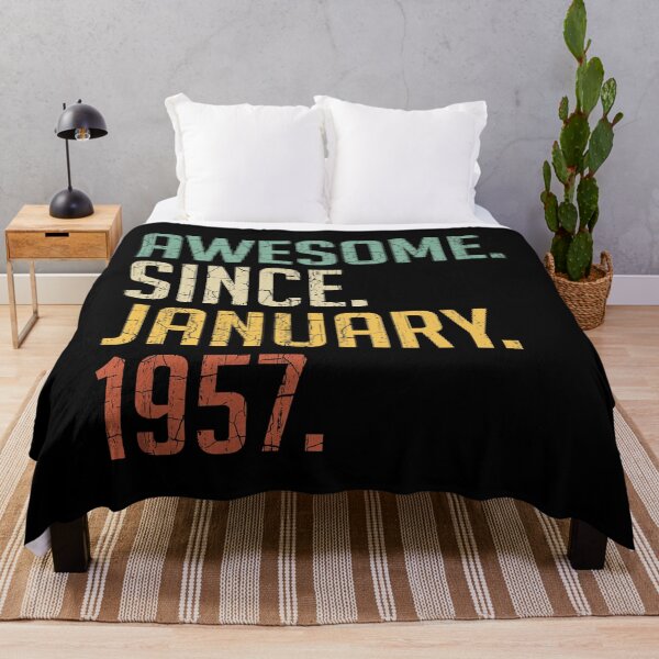 Item preview, Awesome Since January 1957 64th Birthday Gift 64 Years Old Vintage January 1957 designed and sold by Takatv.