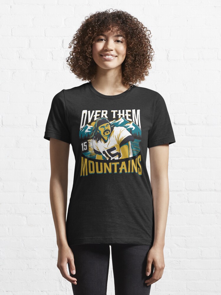 Over Them Moutains Retro Vintage Gardner Minshew Uncle Rico Jacksonville  Jaguars Limited Edition Unisex T-Shirt - Teeruto